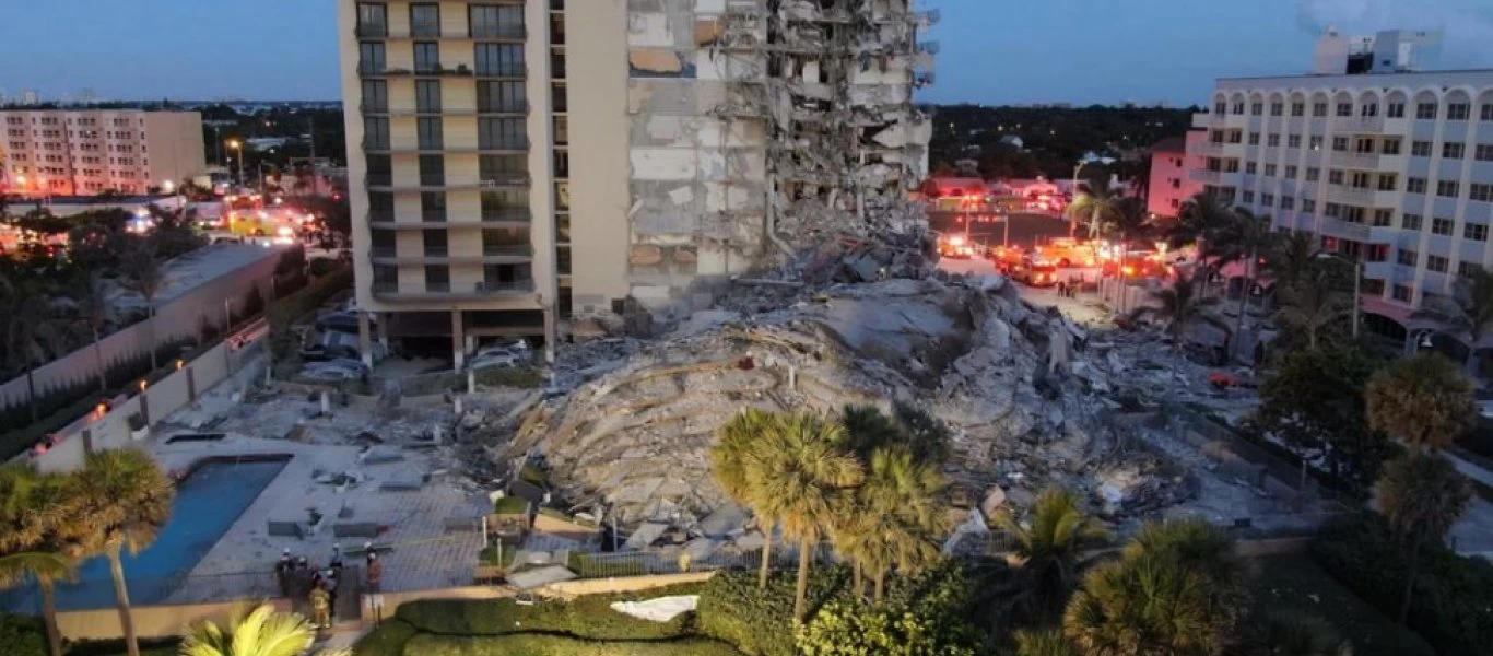 Φλόριντα: Μειώνονται όσο περνούν οι ημέρες οι ελπίδες να εντοπιστούν άλλοι επιζώντες μετά την κατάρρευση πολυκατοικίας